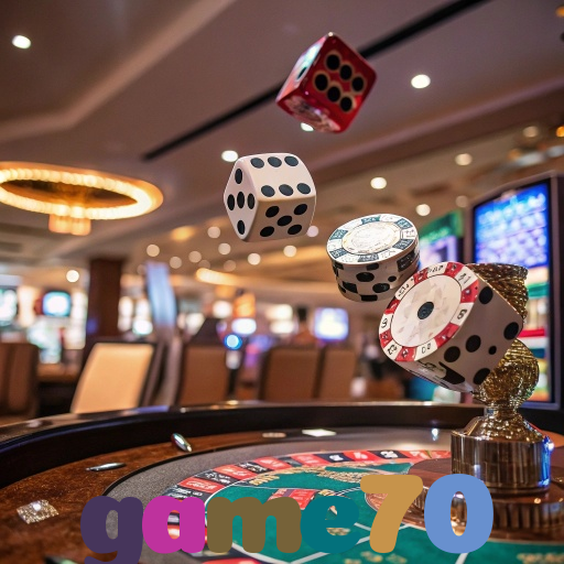 Cassino com Crupiês Profissionais no game70